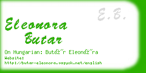eleonora butar business card